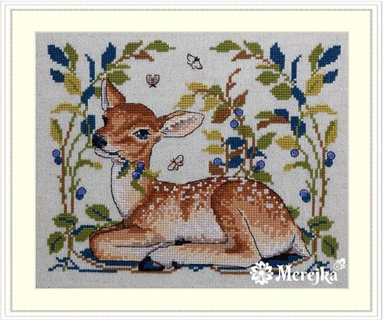 Little Fawn Cross Stitch Kit