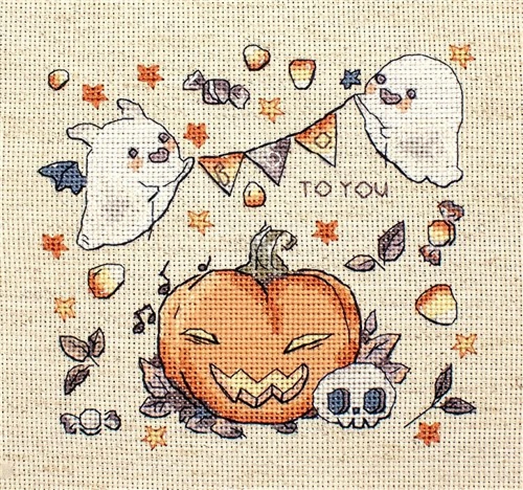 Boo To You Cross Stitch Kit
