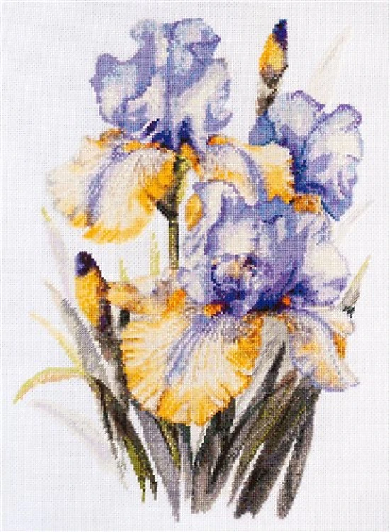 Irises Cross Stitch Kit