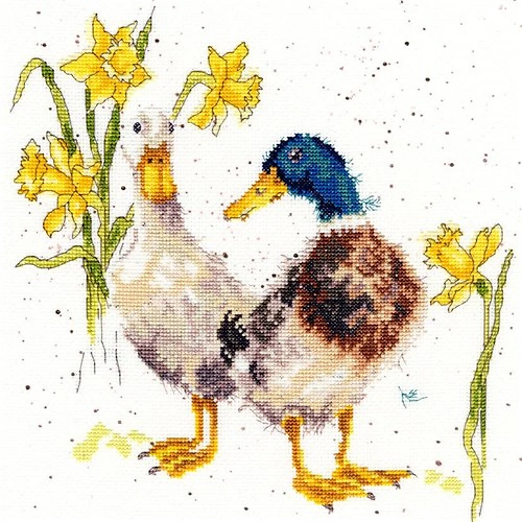 Ducks And Daffs Cross Stitch Kit