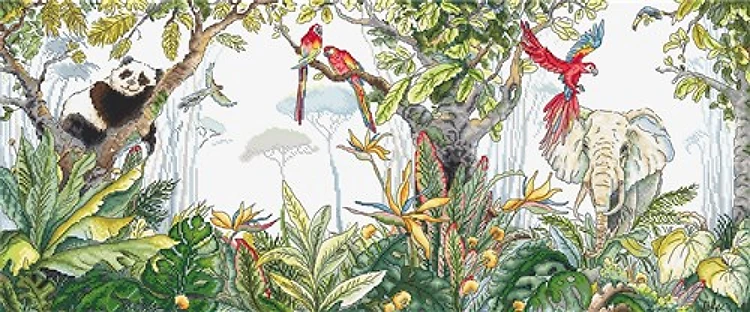 Jungle Time Cross Stitch Kit