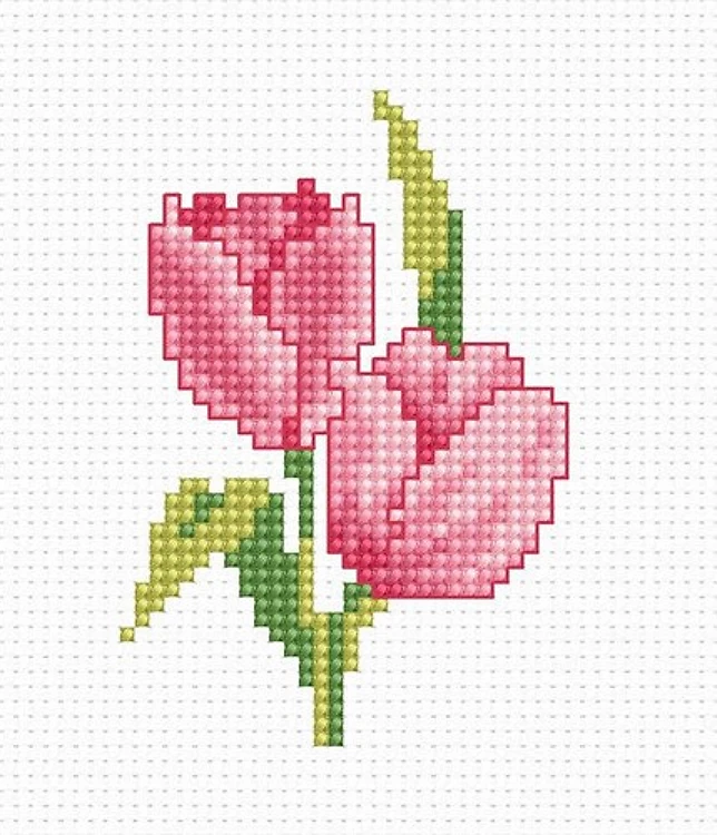 Tulips Cross Stitch Kit