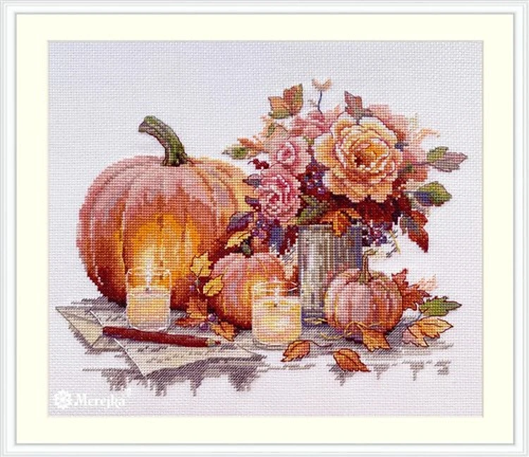 Still Life With Pumpkins Cross Stitch Kit