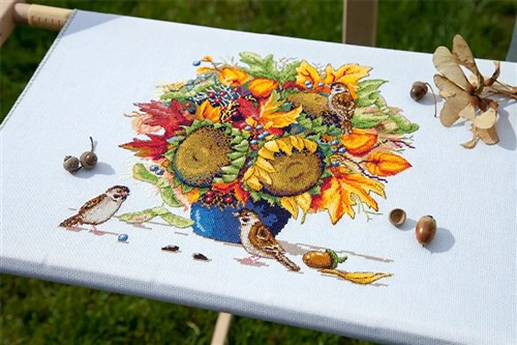 Sunflowers Cross Stitch Kit
