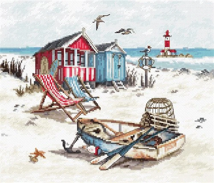 Beach Cross Stitch Kit