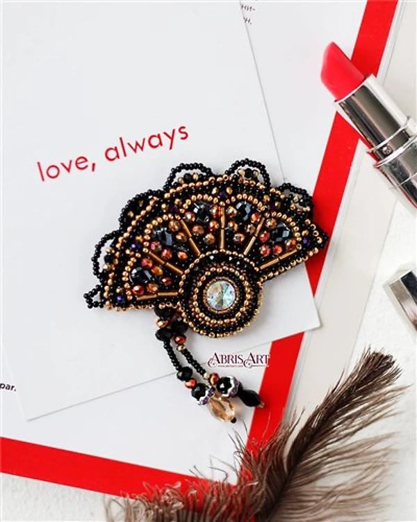 Fan Bead Embroidery Kit