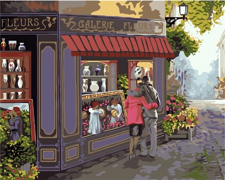 Paint By Numbers Kit - City Romance