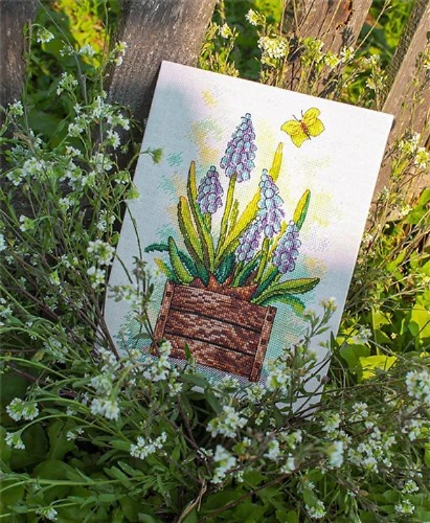 Sapphire Flower Cross Stitch Kit