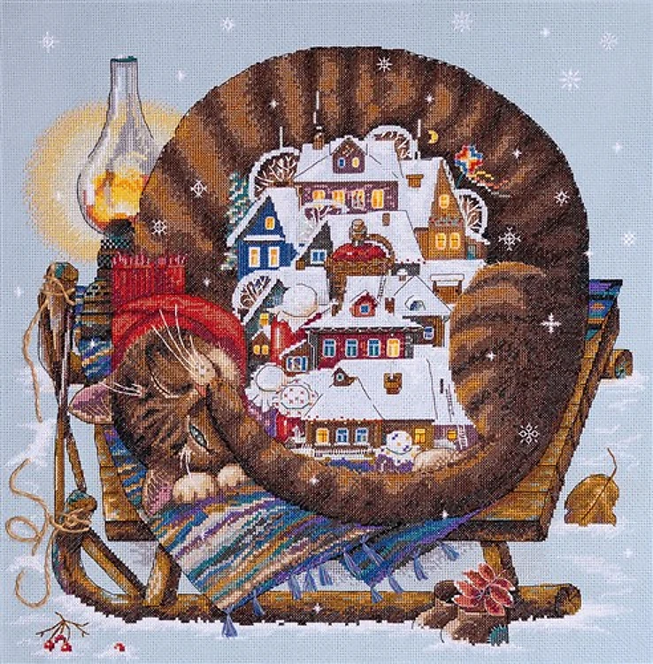 Cozy Winter Cross Stitch Kit