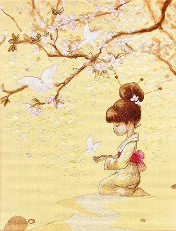 The Butterflies Cross Stitch Kit