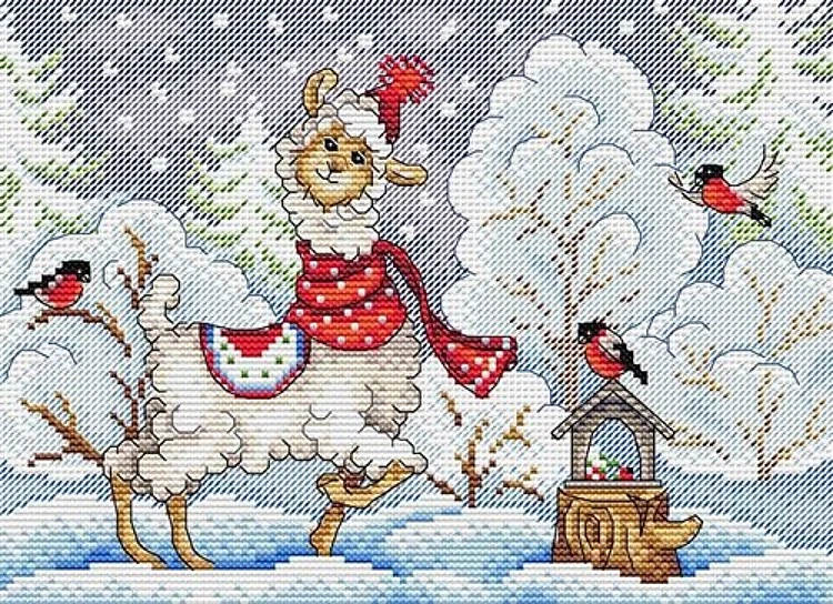 Winter Evening Cross Stitch Kit