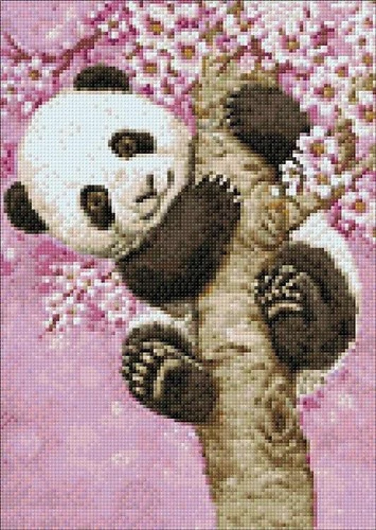 Sweet Panda Diamond Painting Kit