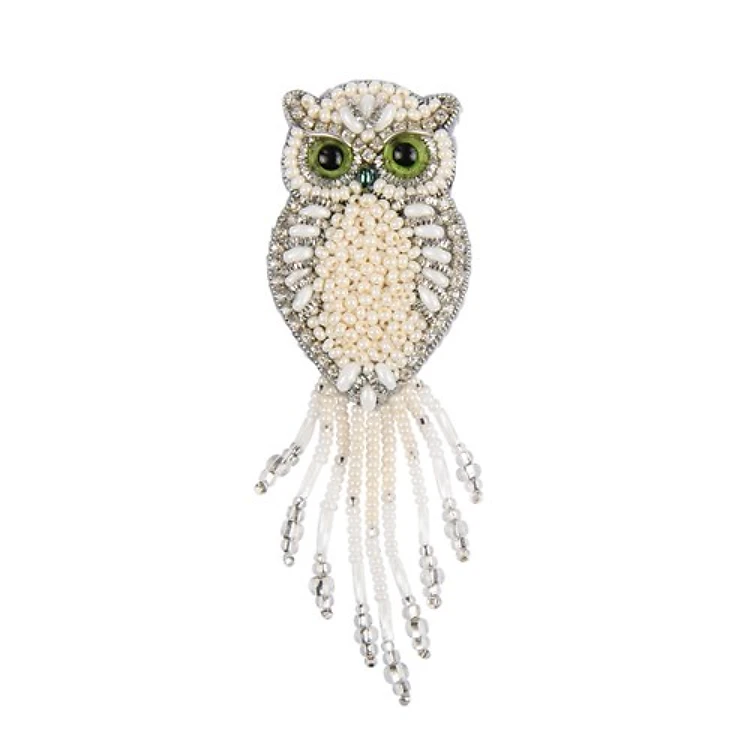 Wisdom - Owl Beadwork Brooch Kit