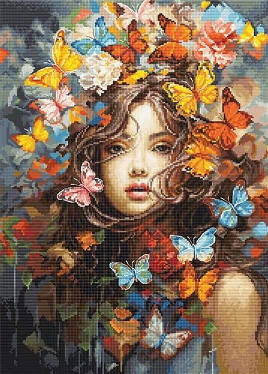 Butterflies Magic Cross Stitch Kit