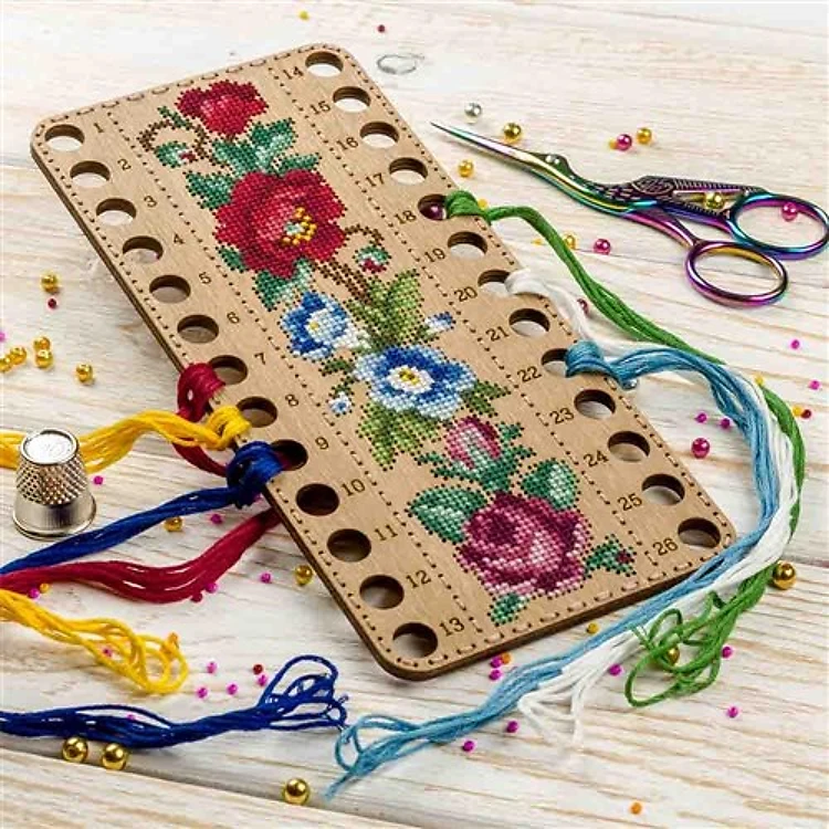 Embroidery Plywood Blank Thread Holder