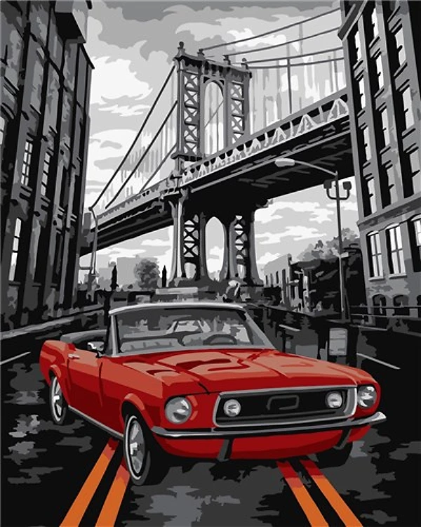 Painti By Numbers Kit - Brooklyn