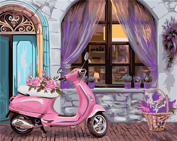 Paint By Numbers Kit French Boutique