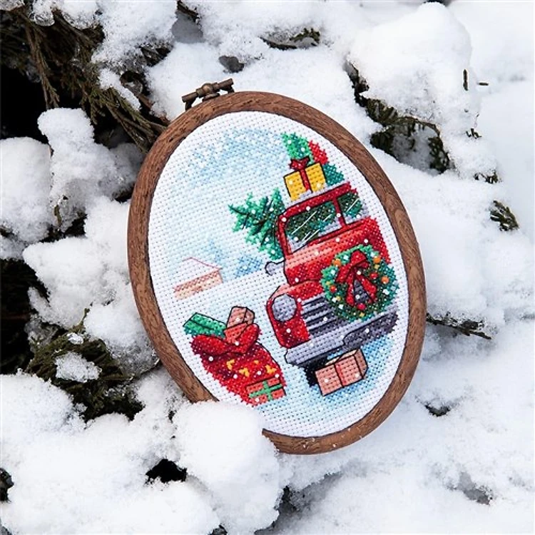 Preparing For The Holidays Cross Stitch Kit