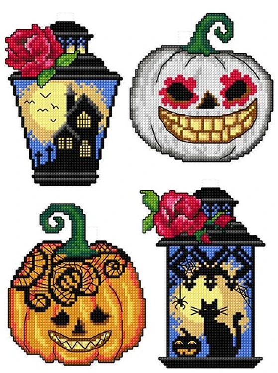 Halloween Gothic Cross Stitch Kit