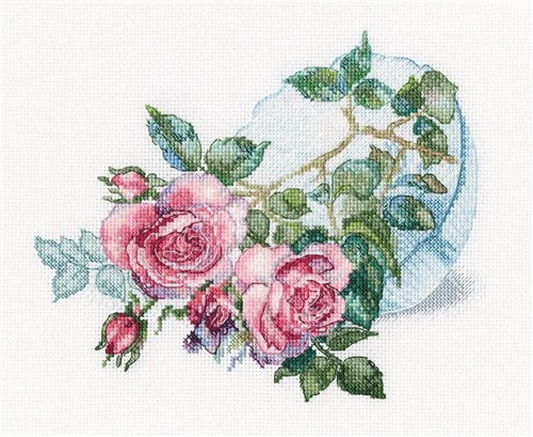 Tender Flower Buds Cross Stitch Kit