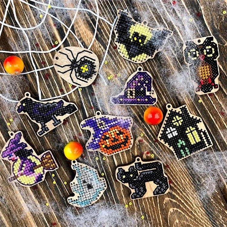 Halloween Blanks For Embroidery On Wood