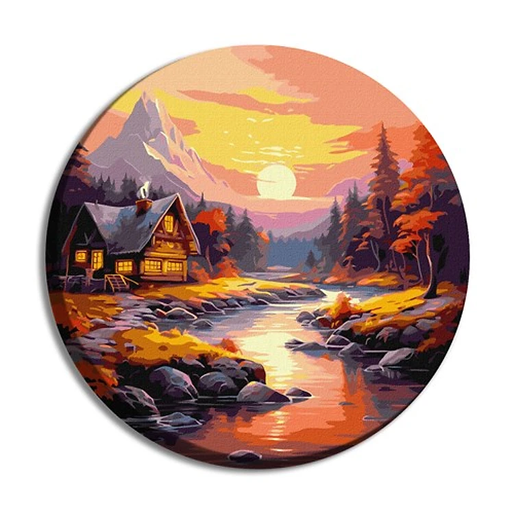 Paint By Numbers kit - Mountain Panorama