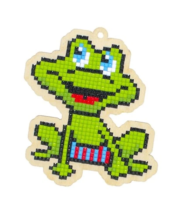 Happy Frog Diamond Painting On Plywood Kit