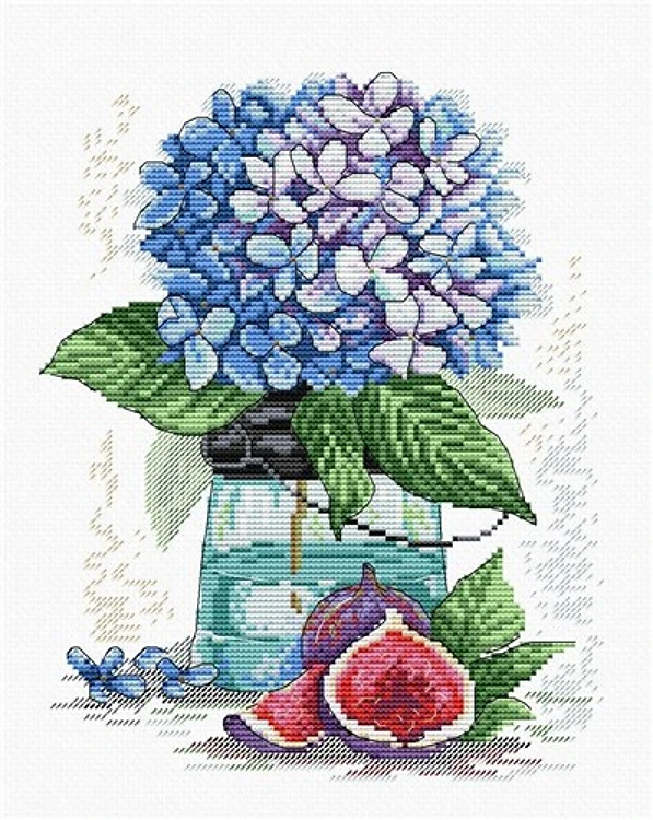 Hydrangea Cross Stitch Kit