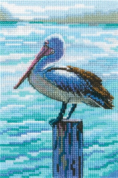 With The Flavor Of Salt Wind And Sun Cross Stitch Kit