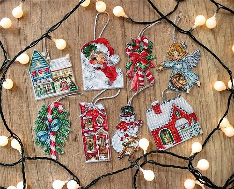 Christmas Ornaments Cross Stitch Kit