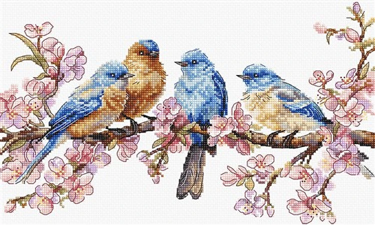 Spring Bloom Cross Stitch Kit