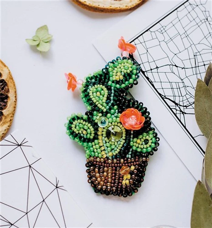 Cactus Beadwork Kit