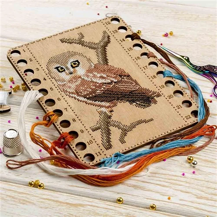 Wood Blank For Embroidery Thread Holder