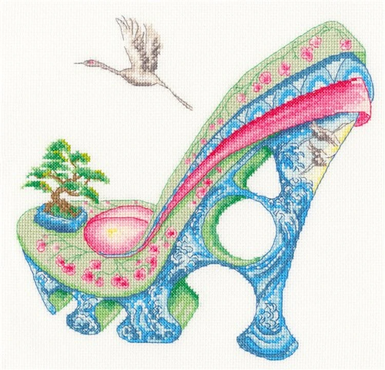 Osaka Spring Cross Stitch Kit