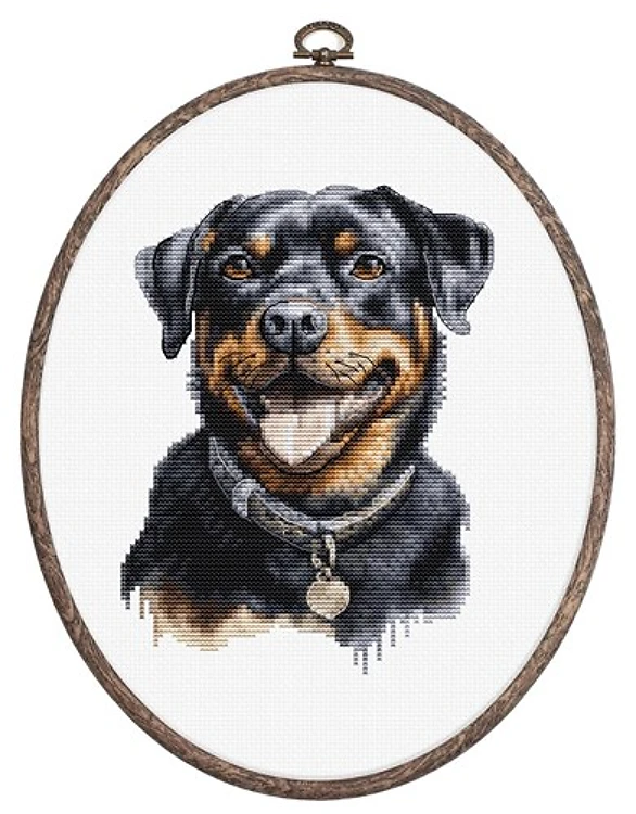 Rottweiler Cross Stitch Kit