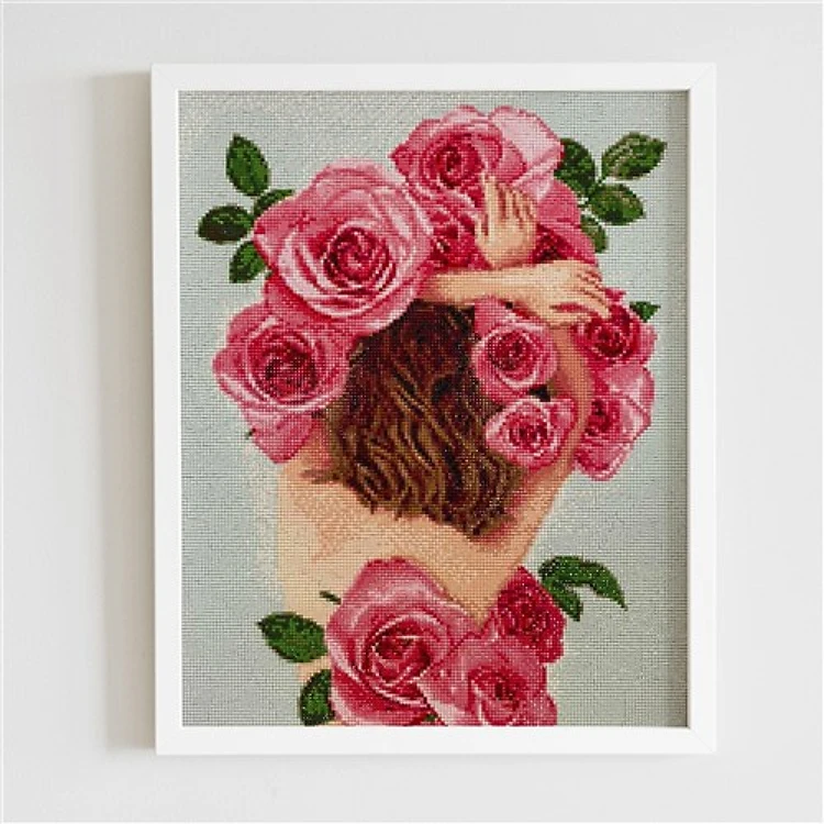 Flower Tenderness Diamond Painting Kit