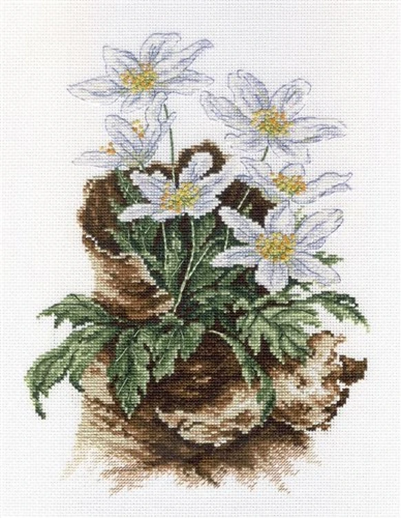 First Flowers Cross Stitch Kit