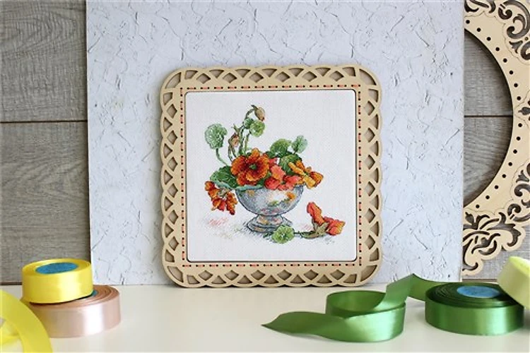 Nasturtium Cross Stitch Kit