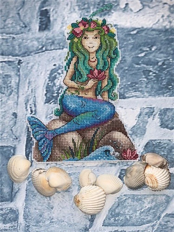 Sea Beauty Plastic Canvas Cross Stitch Kit