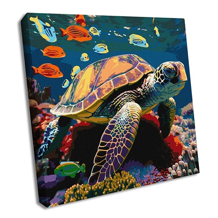 Paint By Numbers Kit Underwater Inhabitants
