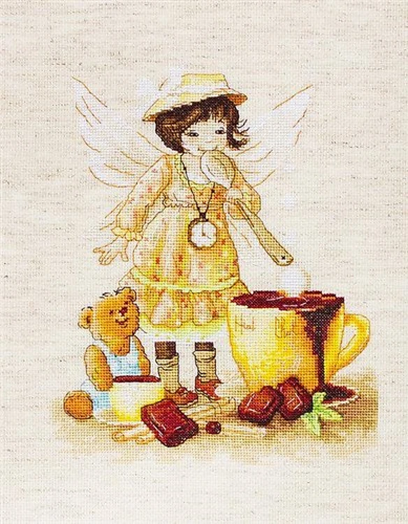 Chocolate Fairy Cross Stitch Kit