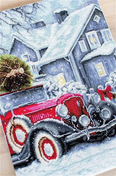 Winter Holidays Cross Stitch Kit