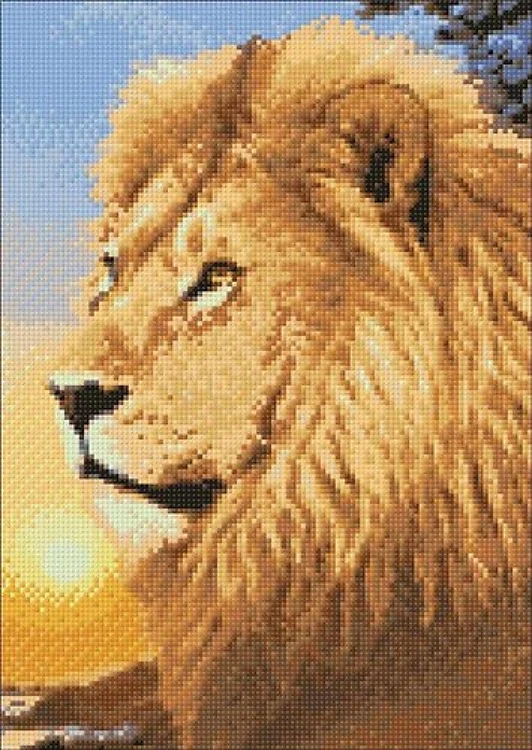 Lion King Diamond Painting Kit