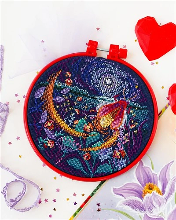 Cross Stitch Kit - Fireflies