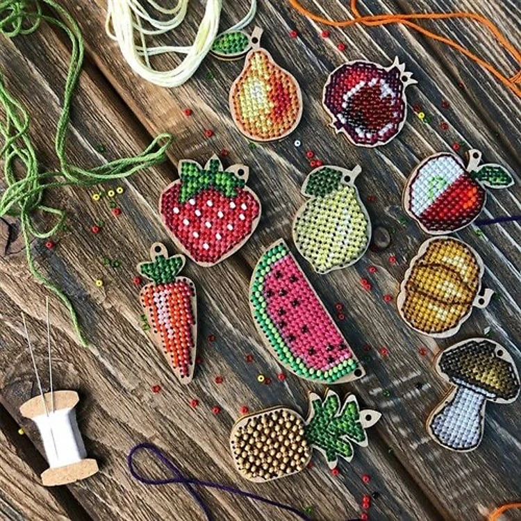 Food Blanks For Embroidery On Wood