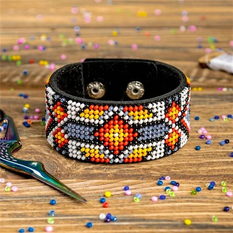 Bead Bracelet Kit On Artificial Leather