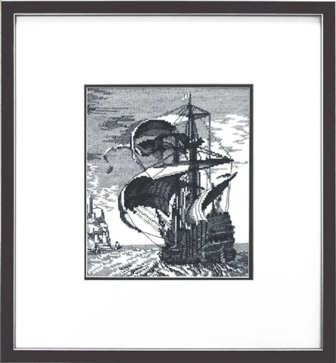 Ship Cross Stitch Kit