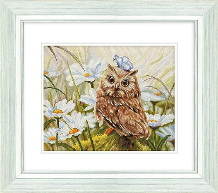 Lucky Owl Cross Stitch Kit