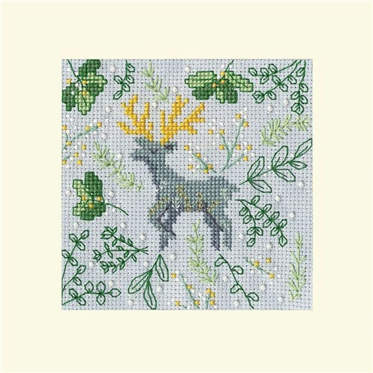 Scandi Deer Cross Stitch Kit