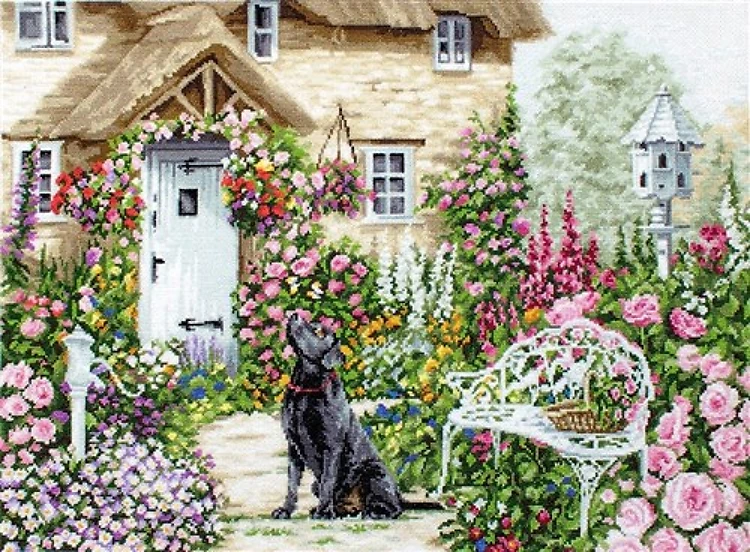 The Cottage Garden Cross Stitch Kit